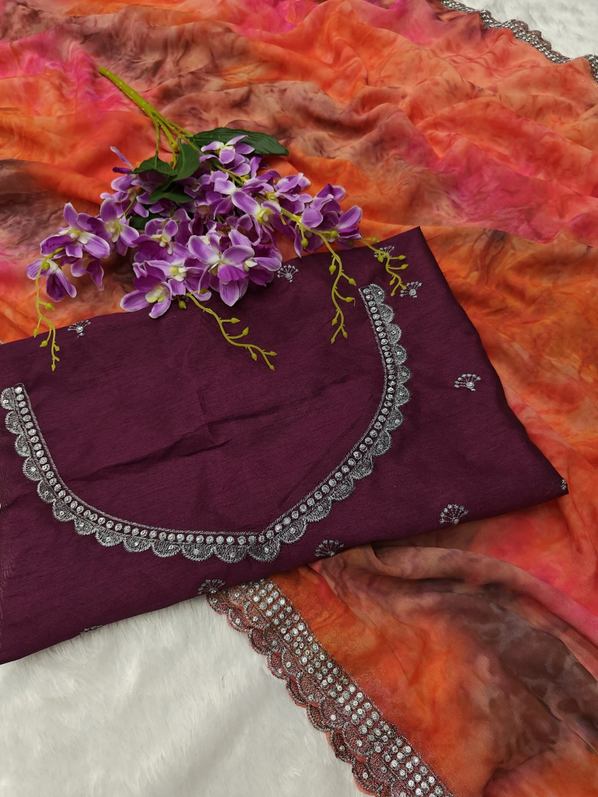 Vardan Ethnic Bt-3118 Georgette Wholesale Fancy Sarees Catalog — Wholesale Sarees, MPA wholesale from Surat — Photo 2